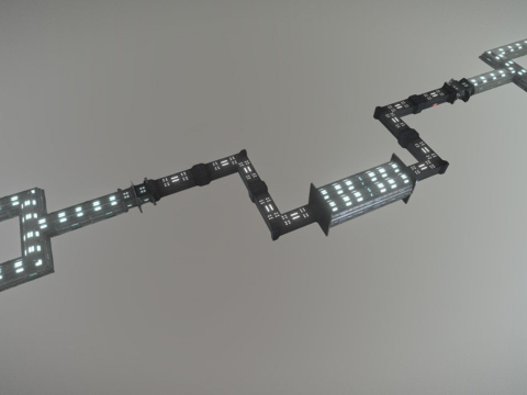 Sci fi Level design 3D Модель