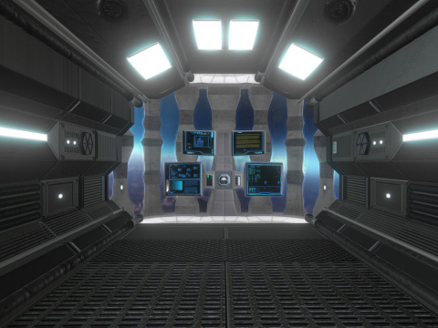Sci fi Level design 3D Модель