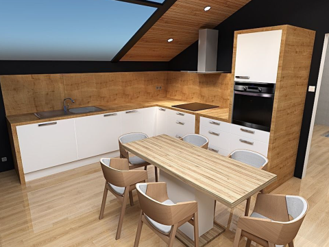 Modern house on 2 floors 3Dモデル
