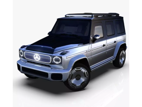 Mercedes EQG EV low-poly 3D Model