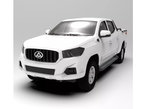 大通T60双排座低聚 3D 模型