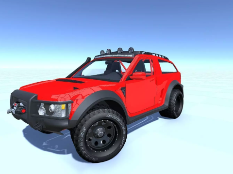 GR3D 오프로드 차량 081415OFFRD 로우폴리 3D 모델