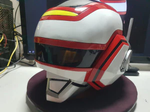 Capacete Tokusatsu Jaspion modelo de impress&atilde;o 3D Modelo de Impressão 3D