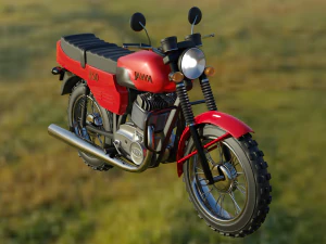 Jawa 350 Modello 3D