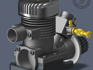 Model engine MOKI S10RC 3D Model