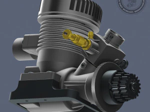 Model engine MOKI S10RC 3D Model
