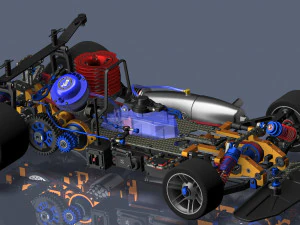 ラジオリモコン車種 3Dモデル