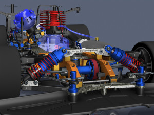 Radio remote control car model 3D Model