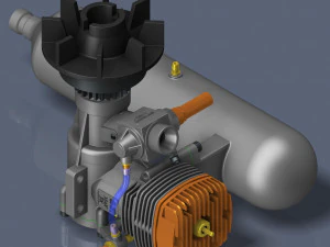 Motor modelo Modelo 3D
