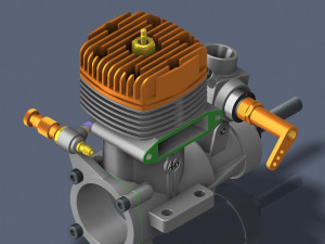 Model engine Model 3D