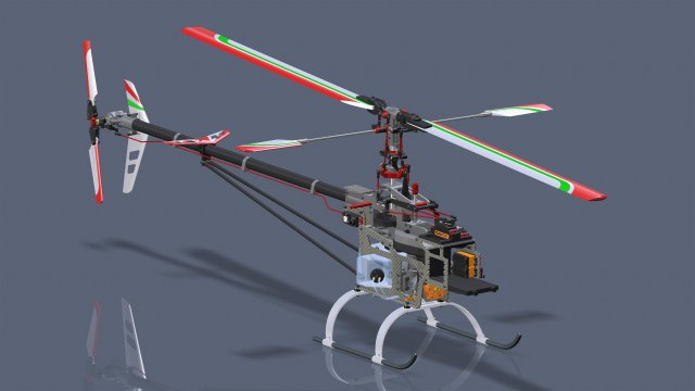 RC helicopter 3D Model