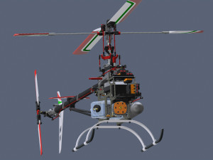 RC helicopter 3D Model