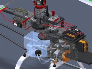 RC helicopter 3D Model