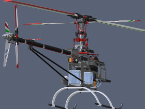 RC helicopter 3D Model