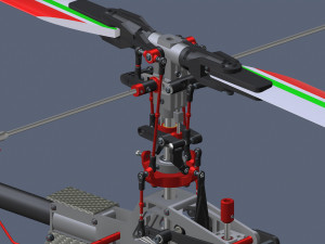 RC helicopter 3D Model