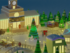 New years project 3D Model