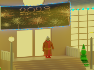 New years project 3D Model