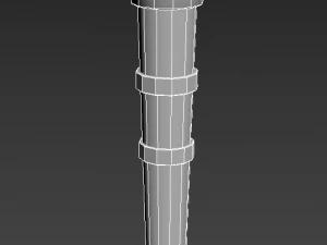 Hand Torch Asset 3D Model