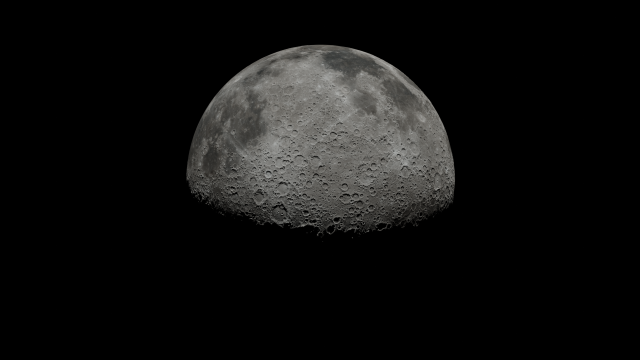 3D Moon Model 3D Model .c4d .max .obj .3ds .fbx .stl .blend 