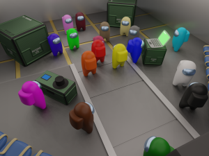 Among Us 3Dモデル