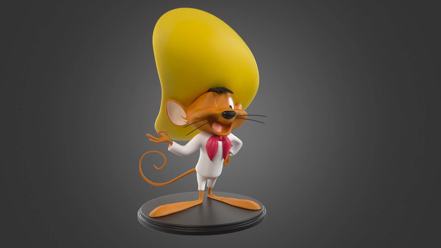 Speedy Gonzales for printing 3D Print Model .c4d .max .obj .3ds .fbx .stl .blend 