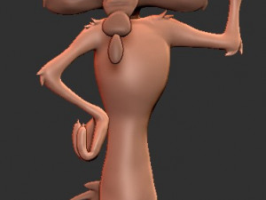 Wile E Coyote 3Dプリントモデル