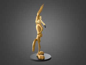 Wile E Coyote 3Dプリントモデル