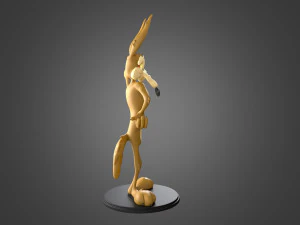 Wile E Coyote 3D Print Model