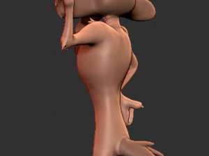 Wile E Coyote 3Dプリントモデル