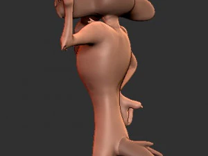 Wile E Coyote 3D Print Model