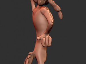Wile E Coyote 3Dプリントモデル