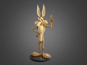 Wile E Coyote 3Dプリントモデル