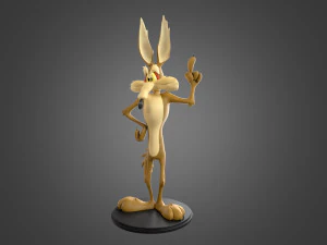 Wile E Coyote 3D Print Model