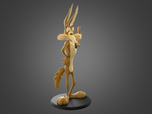 Wile E Coyote 3Dプリントモデル