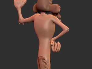 Wile E Coyote 3D Print Model
