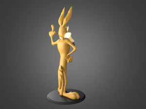 Wile E Coyote 3D Print Model