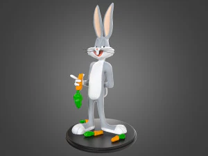 Bugs Bunny per la stampa Modello di stampa 3D