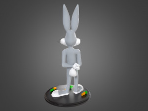 Bugs Bunny for printing Model Cetak 3D