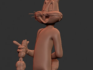 Bugs Bunny for printing Model Cetak 3D