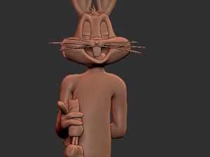 Bugs Bunny for printing 3D Print Model