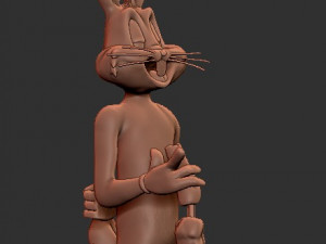 Bugs Bunny for printing Model Cetak 3D