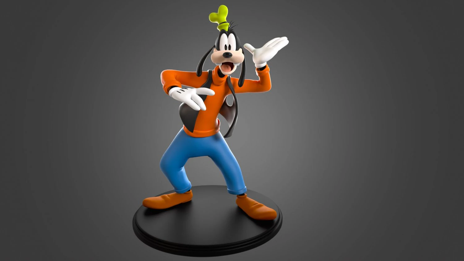 Goofy for printing 3D Print Model .c4d .max .obj .3ds .fbx .stl .blend