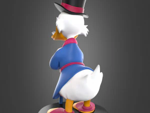 Scrooge Mc Duck 3D Print Model
