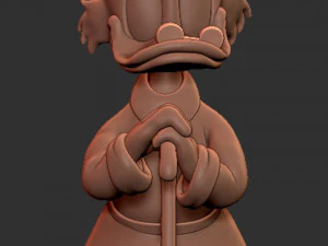 Scrooge Mc Duck 3D Print Model