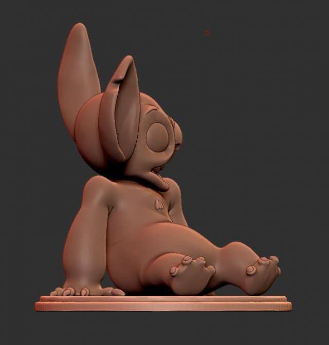 Stitch and Angel 3D model 3D printable