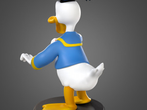 Donald Duck for printing Model Cetak 3D