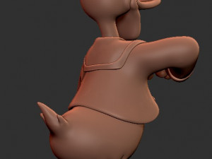 Donald Duck for printing Model Cetak 3D
