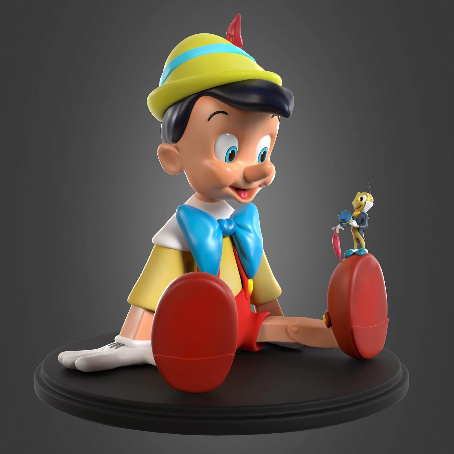 Pinocchio for printing 3D Print Model .c4d .max .obj .3ds .fbx .stl .blend
