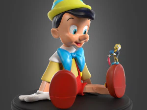 Pinocchio for printing Model do druku 3D