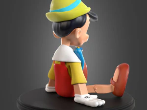 Pinocchio for printing 3D Print Model